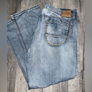 Parish Nation men’s blue jeans denim Jeans